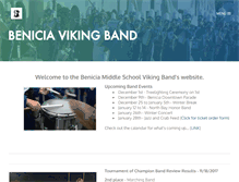 Tablet Screenshot of beniciabands.org